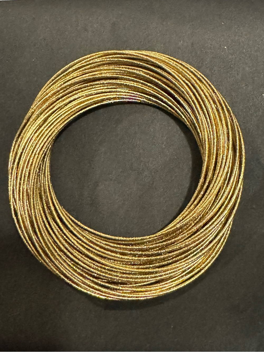 Elegant Gold Multi-Strand Coil Bracelet - Women Jewelry